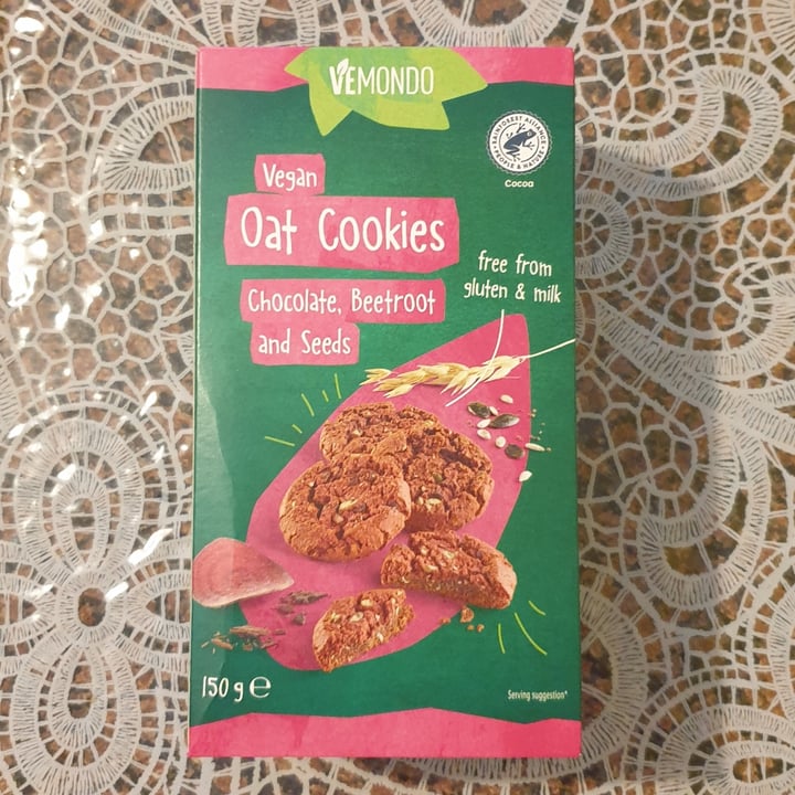 photo of Vemondo Oat Cookies Chocolate Beetroot and Seeds shared by @giuliag1 on  30 Jun 2022 - review