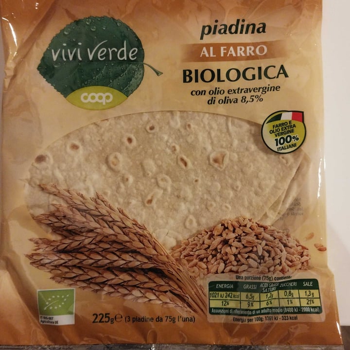 photo of Vivi Verde Coop Piadina Al Farro shared by @tripparimugino on  28 Mar 2022 - review