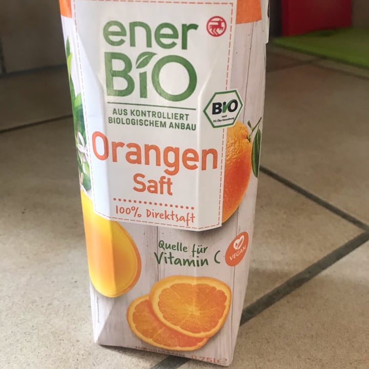 photo of enerBio Orangensaft shared by @cateevey on  16 Jan 2022 - review