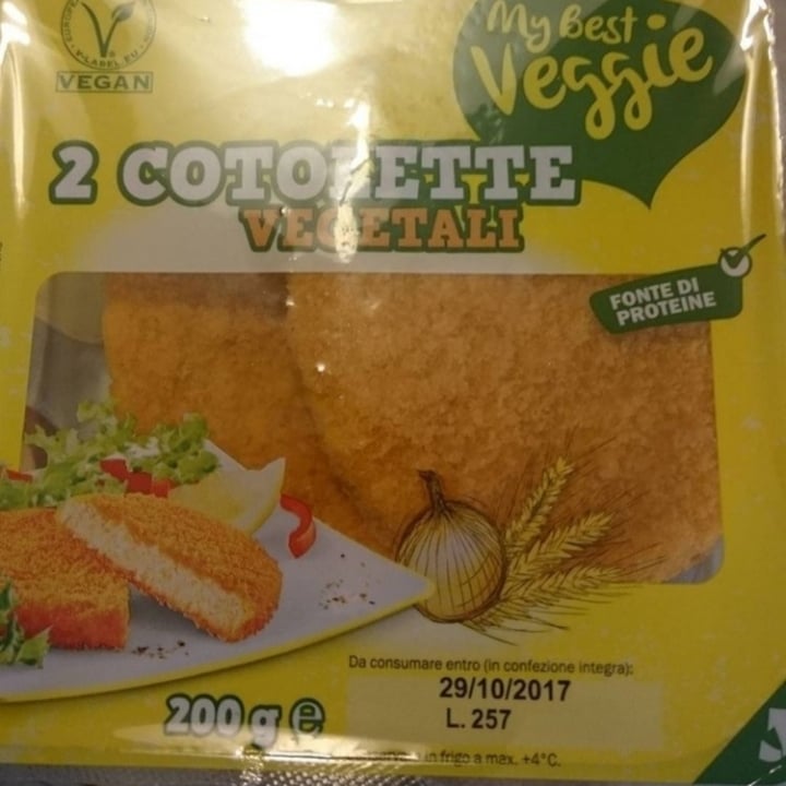 photo of My Best Veggie Cotolette vegetali shared by @giovegan90 on  07 Mar 2022 - review