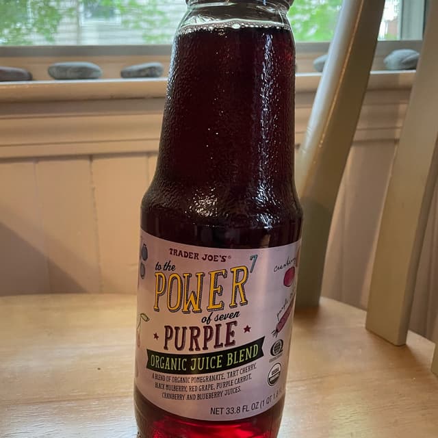 Power of Seven Purple Juice from Trader Joe's Vegan Product