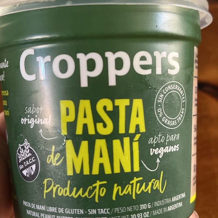 photo of Croppers pasta de mani shared by @barbara23 on  29 Oct 2022 - review