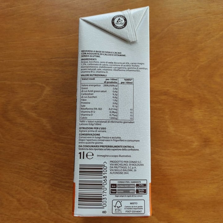 review photo of Verso Natura Conad Veg Bevanda A Base di Soia Con Cacao shared by @annagolfi on 09 Aug 2022 - review