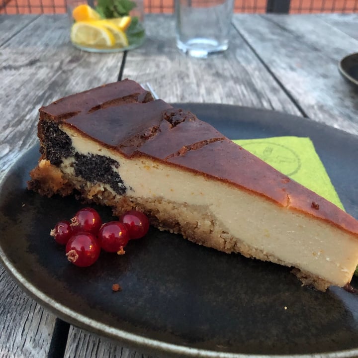 review photo of Vegan's Prague Vegan newyork cheesecake shared by @eleonoramaini on 09 Aug 2021 - review