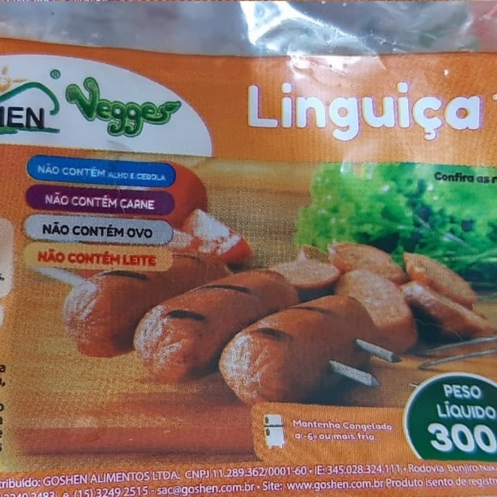 review photo of Goshen Vegges linguiça toscana de soja shared by @arianyap on 20 Jun 2022 - review