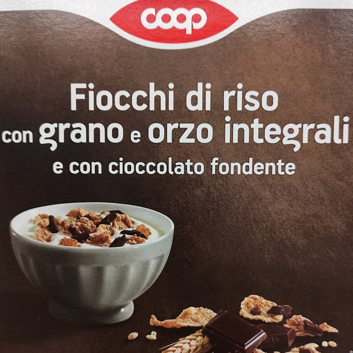 photo of Coop Fiocchi di riso e grano e orzo integrali e con cioccolato fondente shared by @tuscanvegan on  29 Sep 2021 - review