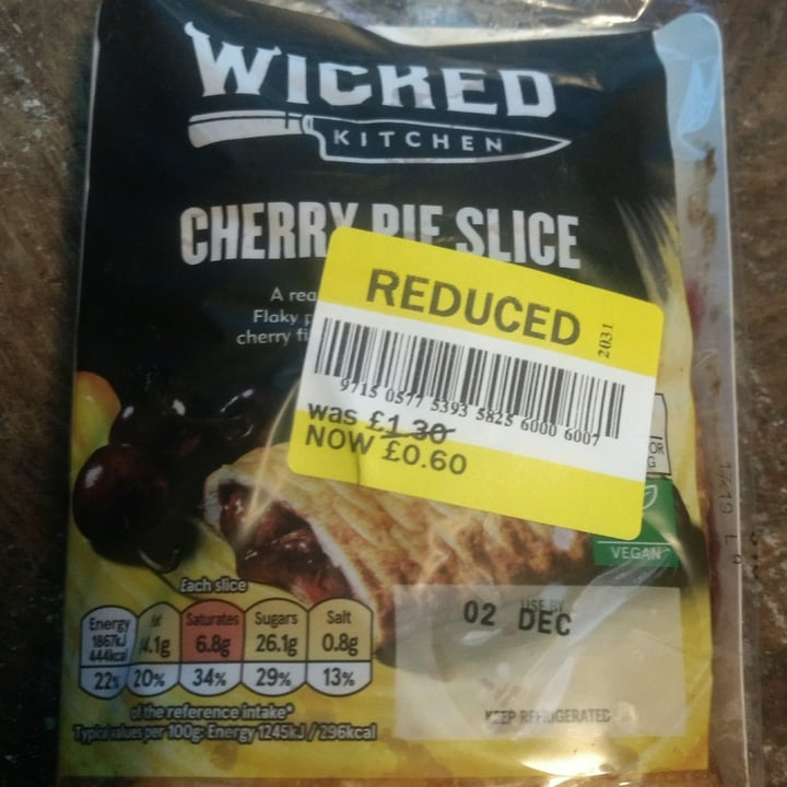 photo of Wicked Cherry pie slice shared by @don1mclean on  02 Dec 2021 - review