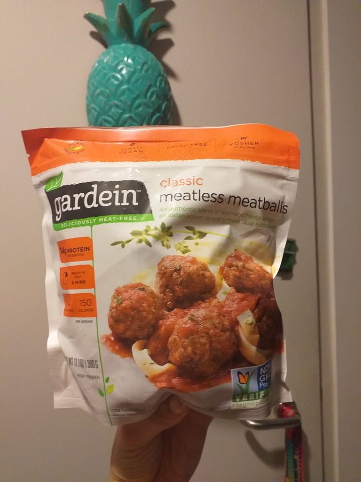 photo of Gardein Classic Meatless Meatballs shared by @alexiy on  23 Sep 2019 - review