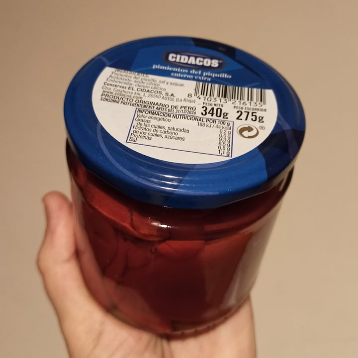 review photo of Cidacos Pimientos del piquillo enteros extra shared by @shukaldari on 22 Oct 2021 - review