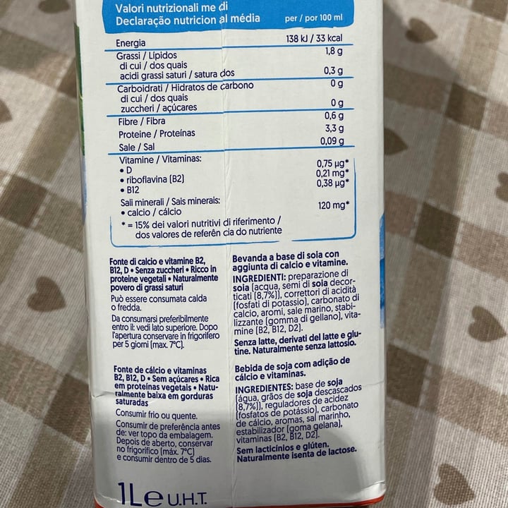 photo of Alpro Bevanda Di Soia Senza Zuccheri shared by @valeeee on  20 Aug 2021 - review