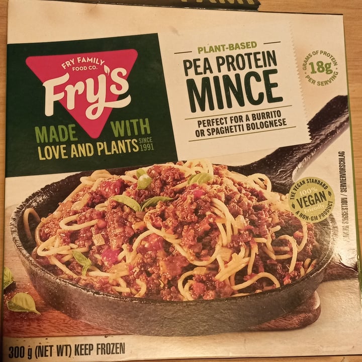 photo of Fry's Family Food Pea Protein Mince shared by @wynter on  26 Sep 2021 - review