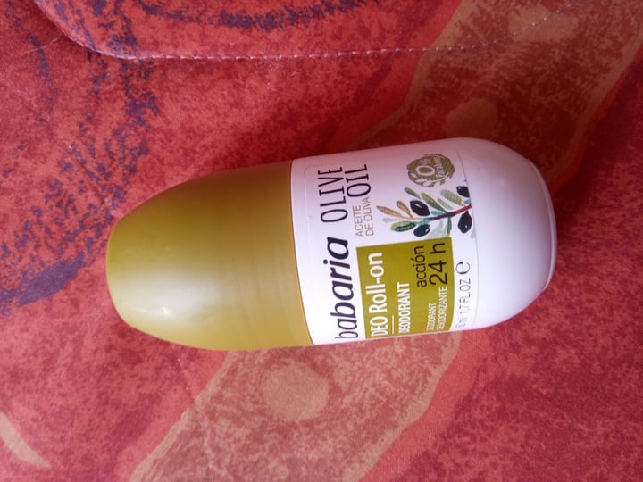 photo of Babaria Bio  Desodorante Roll-on Aceite De Olivia shared by @luceroreyes on  17 Apr 2020 - review