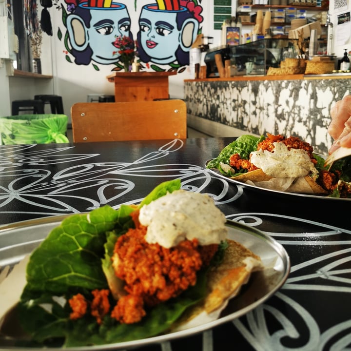 review photo of Hapī Clean Kai Co-op Vegan Chipotle Vegan Creamy Mushrooms And Vegan Cake shared by @nutmeg on 11 Aug 2020 - review