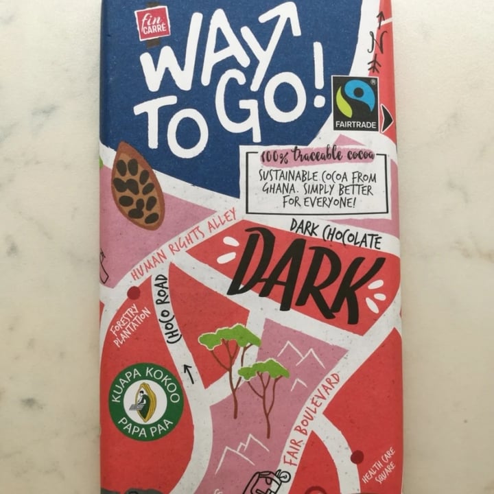 review photo of Fin Carré Cioccolato 70% fair trade shared by @albajmolina on 26 Nov 2022 - review