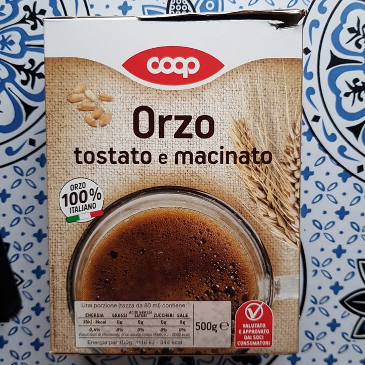 photo of Coop Orzo tostato e macinato shared by @fiore63 on  21 Apr 2021 - review