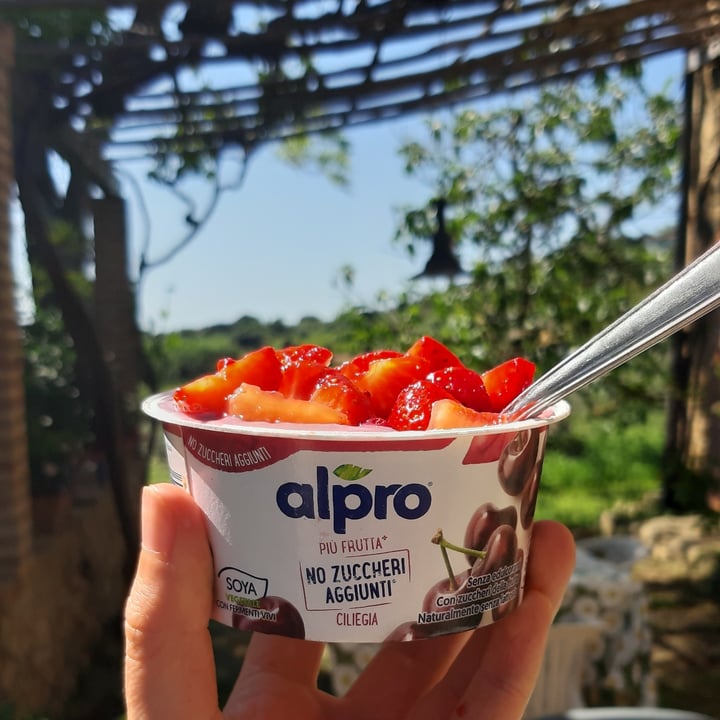photo of Alpro yogurt alla ciliegia shared by @cate88 on  06 Jun 2021 - review