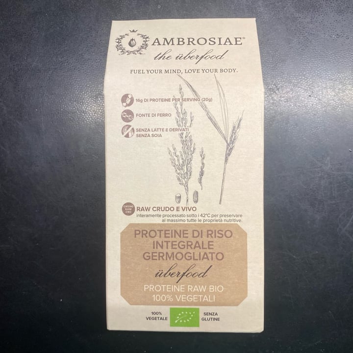 review photo of Ambrosiae Proteine Di Riso Integrale Germogliato shared by @michemme on 23 Feb 2022 - review