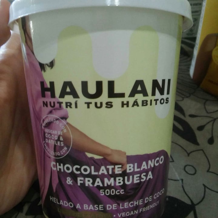 photo of Haulani Helado de Chocolate Blanco y Frambuesas shared by @rociomicaela on  02 Feb 2021 - review