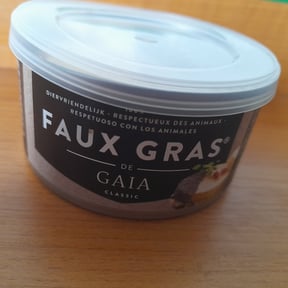 Faux Gras vegano 125g GAIA, Alternativa al Foie Gras respetuosa con los  animales
