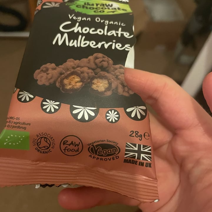 photo of The Raw Chocolate Co Chocolate mulberries shared by @emmajwheeler on  27 Dec 2021 - review