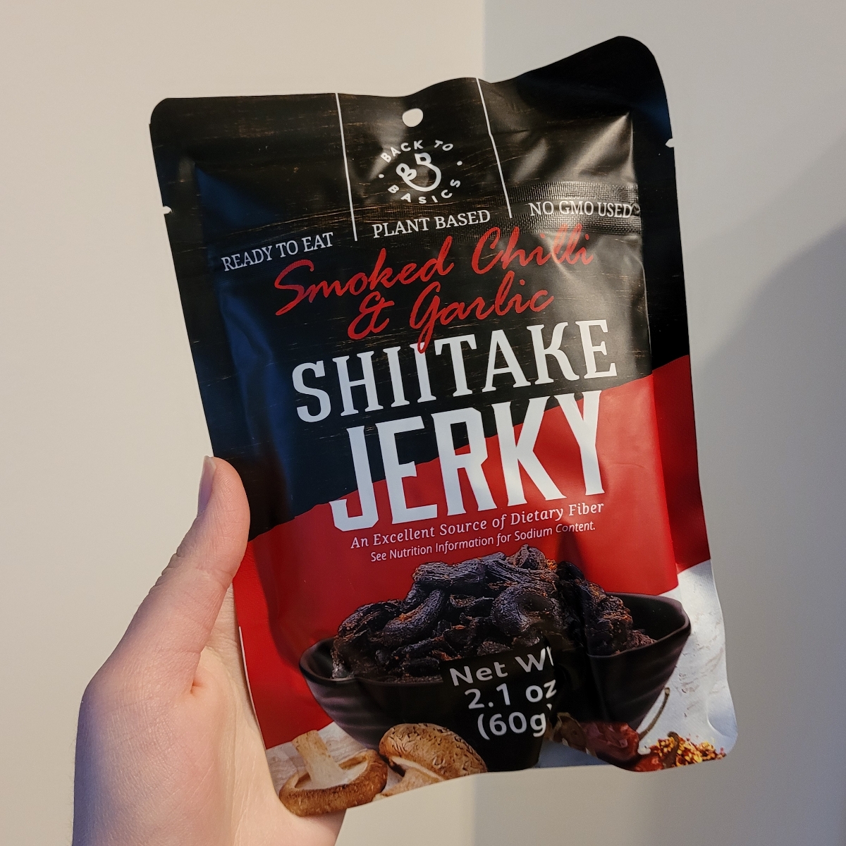 Back to Basics Shitake Jerky Smoked Chilli & Garlic Reviews abillion
