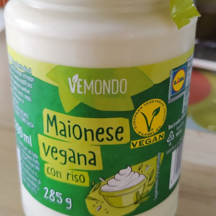 photo of Vemondo Maionese vegana con riso shared by @fradasacco on  05 Jun 2022 - review