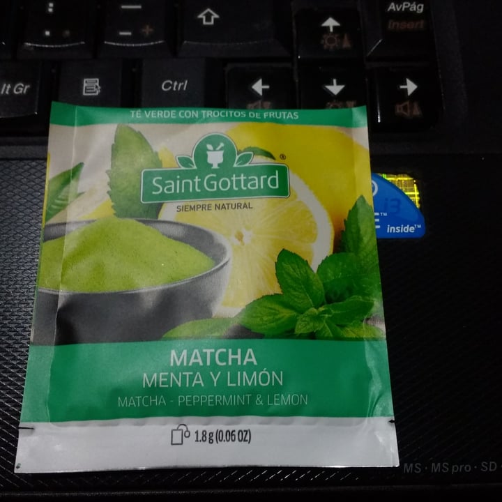 review photo of Saint gottard Te De Matcha, Limon Y Menta shared by @danielamcabrera on 29 Oct 2020 - review