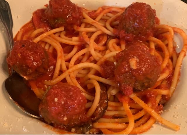 Photo of the dish “Spaghetti w/ Veggie Balls”