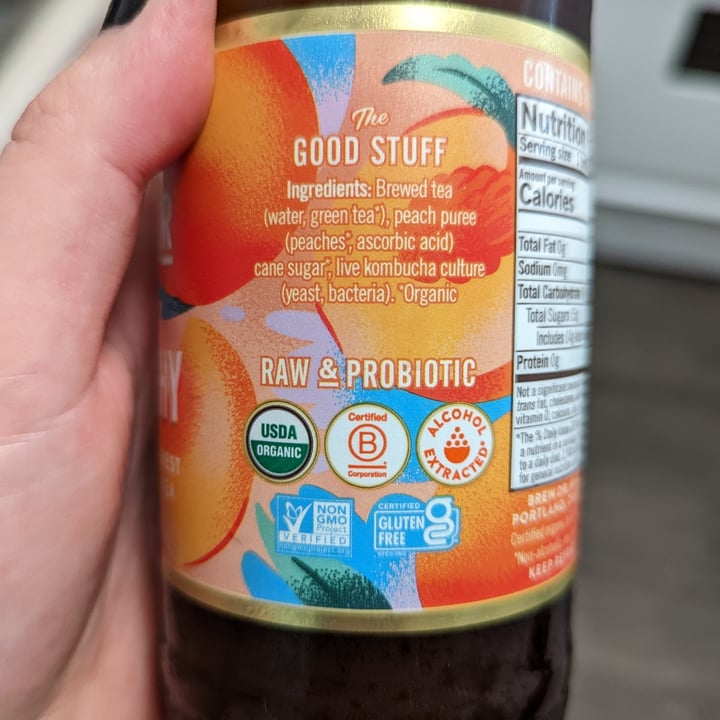 review photo of Brew Dr. Kombucha Just Peachy shared by @ashleyash on 15 Sep 2022 - review