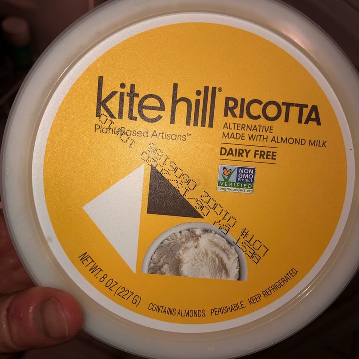 photo of Kite Hill Almond Milk Ricotta Alternative shared by @rlovett on  24 May 2020 - review