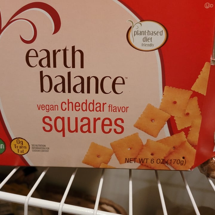 photo of Earth Balance Vegan Cheddar Flavor Squares shared by @rconnor3 on  23 Nov 2020 - review