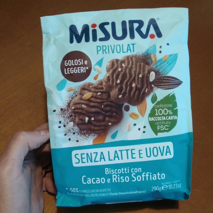 photo of Misura Biscotti con cacao e riso soffiato - Privolat shared by @enbobo on  04 Oct 2021 - review