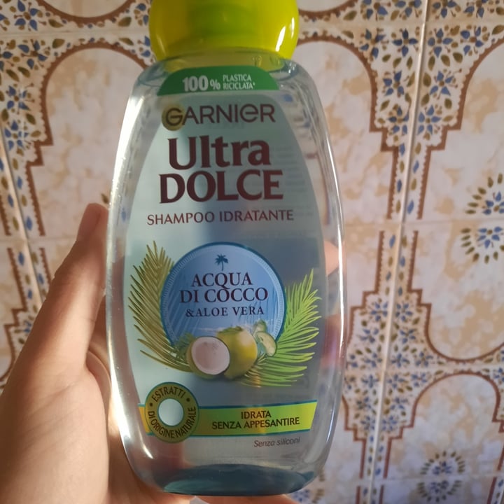 photo of Garnier Shampoo Acqua Di Cocco E Aloe Vera shared by @vegantizi on  20 Apr 2022 - review