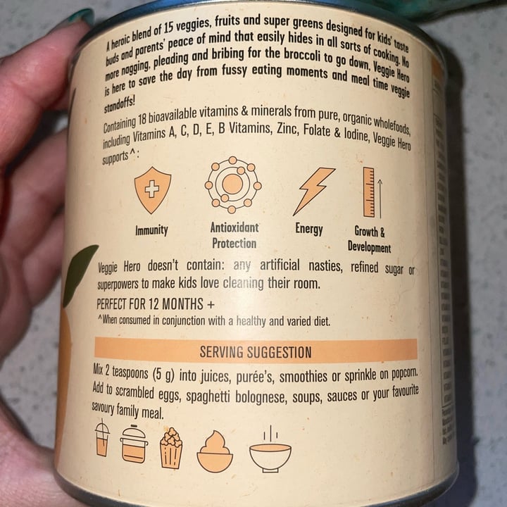 review photo of Nutra Organics Veggie Hero shared by @earthmamavegan on 09 Nov 2022 - review