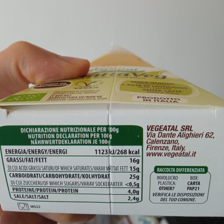 review photo of Bio Vegeatal Grattaveg A Base Di Lenticchie shared by @ginagior on 19 Oct 2022 - review