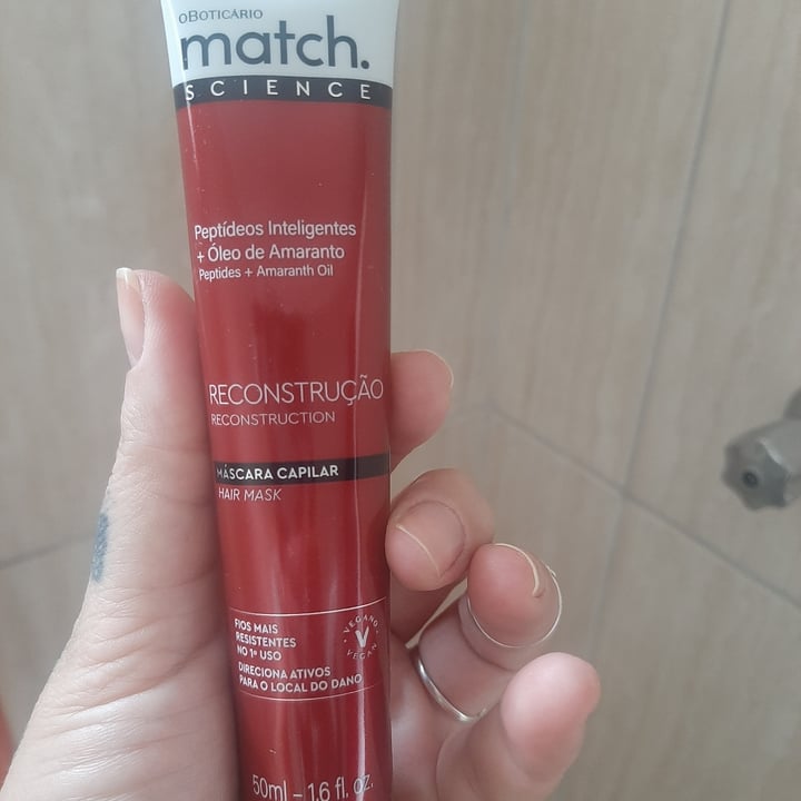 photo of O Boticário mascara march reconstrução shared by @betty06 on  07 Oct 2022 - review