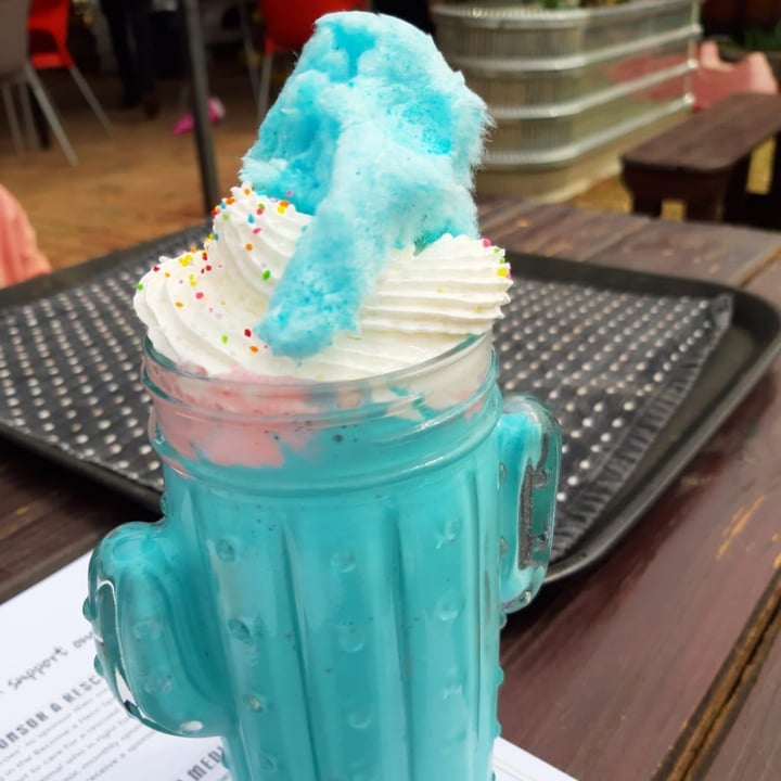 photo of Asher's Corner Cafe @ Ashers Farm Sanctuary Cotton Candy Milkshake shared by @mikaylan24 on  08 Sep 2021 - review