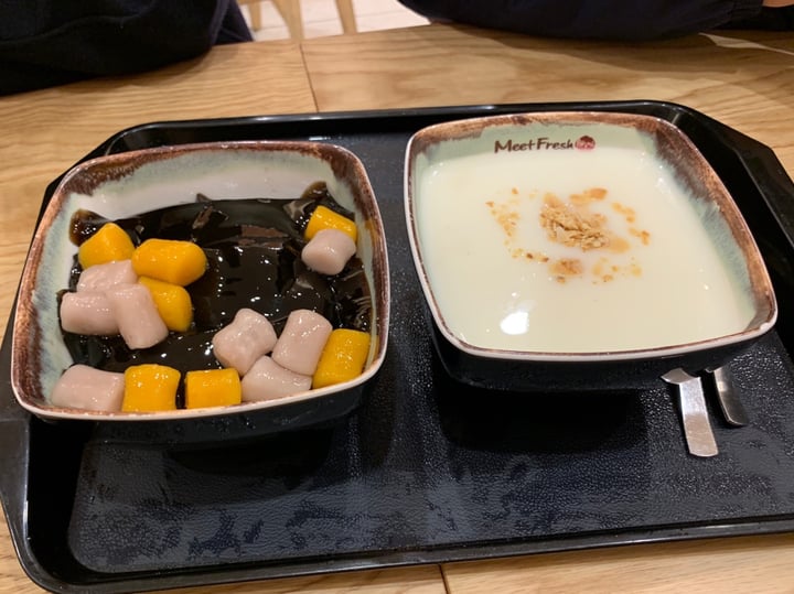 photo of Meet Fresh 鲜芋仙 Signature Icy Grass Jelly and Almond Milk pudding shared by @rae on  09 Aug 2019 - review