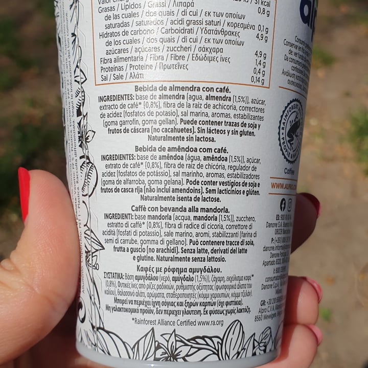 review photo of Alpro Almond Caffe Latte shared by @gaiagun on 08 Apr 2022 - review