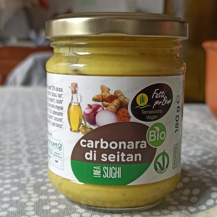 photo of Terranostra Vegan Carbonara di seitan shared by @rominamia on  03 Jun 2022 - review