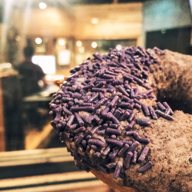 Photo of the dish “Blueberry donut”