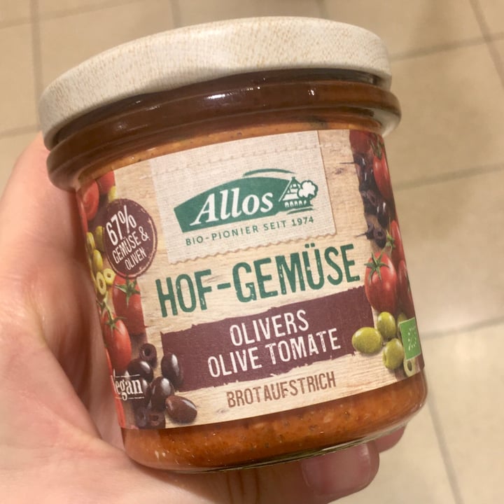 photo of Allos Olivers Olive Tomatenaufstrich shared by @meerliebe on  21 Oct 2021 - review