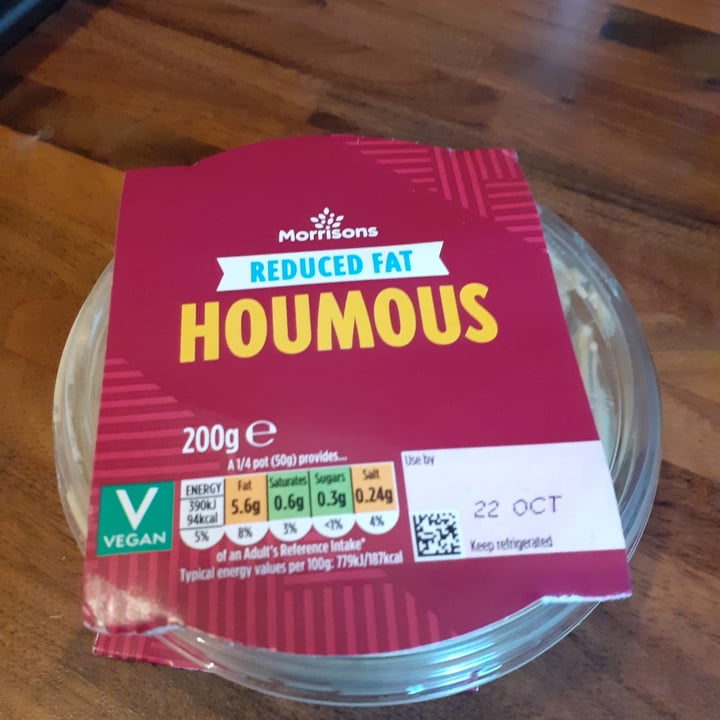 photo of Morrisons Houmous shared by @lucylou77 on  15 Oct 2021 - review