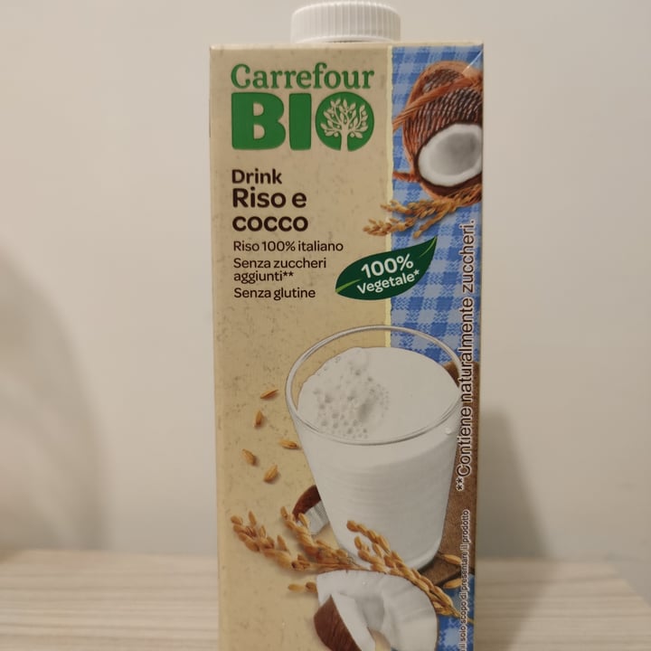photo of Carrefour Bio Latte di riso e cocco shared by @manuelocchetti on  19 Mar 2022 - review