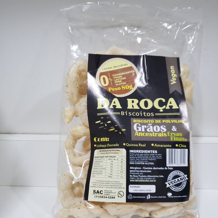review photo of Da Roça Biscoito de polvilho ervas finas shared by @adrianaprestes on 12 Oct 2021 - review