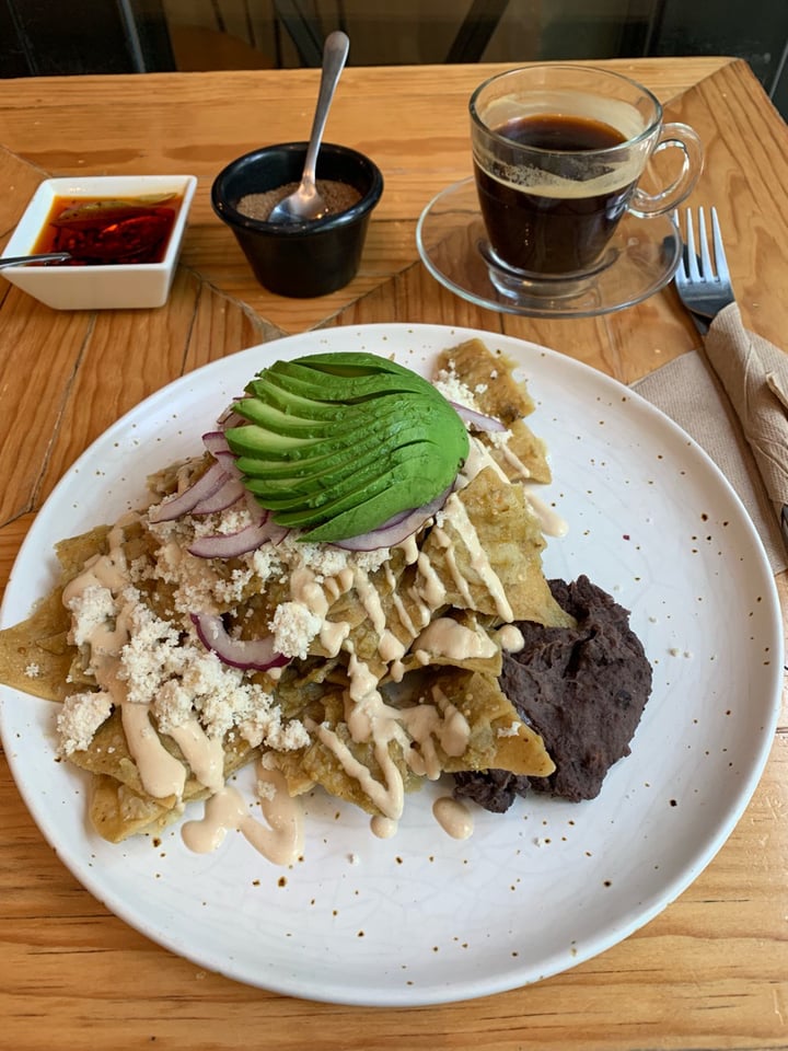 photo of Aura Vegana Chilaquiles shared by @nancy on  10 Aug 2019 - review