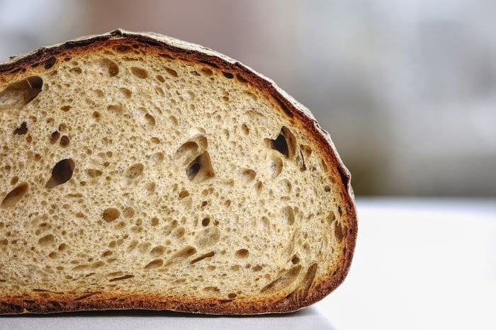 closeup image of bread