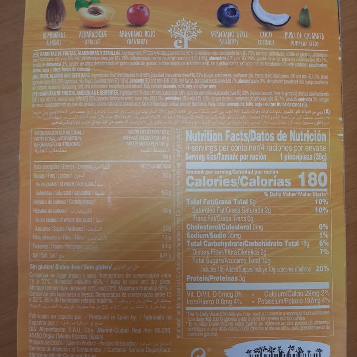 review photo of El Almendro Barritas De Almendra Y Fruta shared by @luuuom on 12 Apr 2022 - review