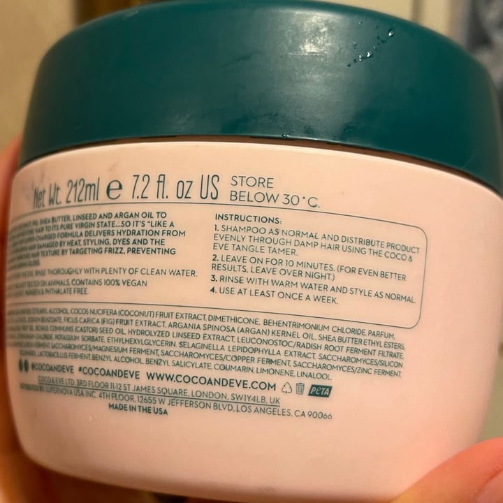 photo of Coco & Eve Hair masque shared by @greenbovine on  06 Jul 2021 - review