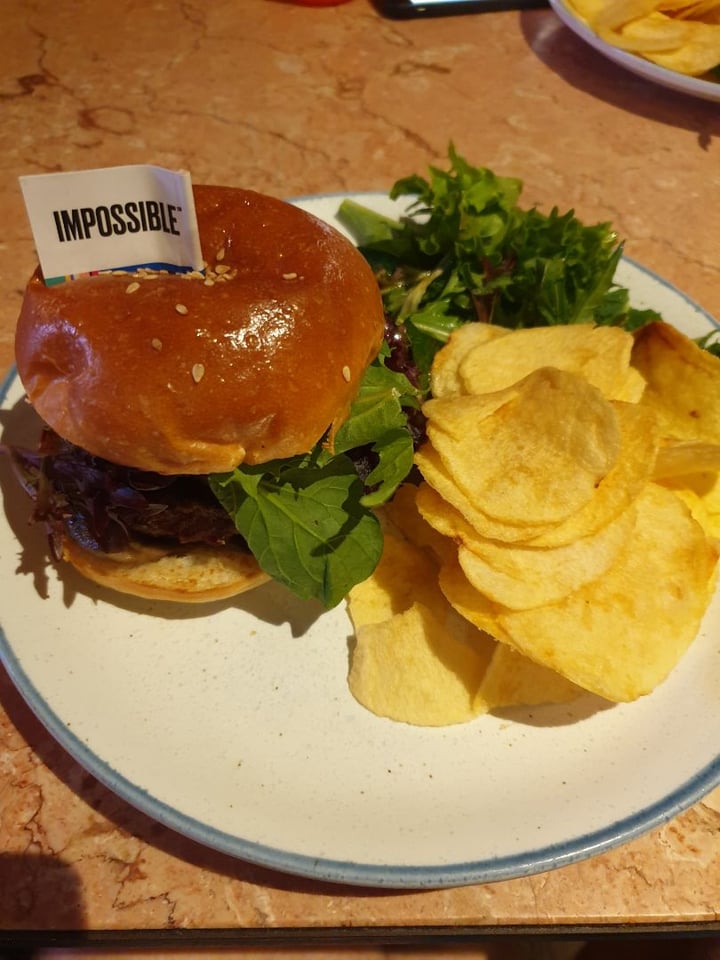 photo of Privé Wheelock Plant-Based Truffled Mushroom Swiss Burger shared by @helmos on  25 Sep 2019 - review